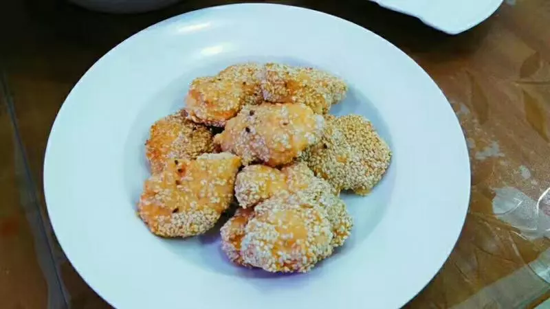 芝麻虾饼