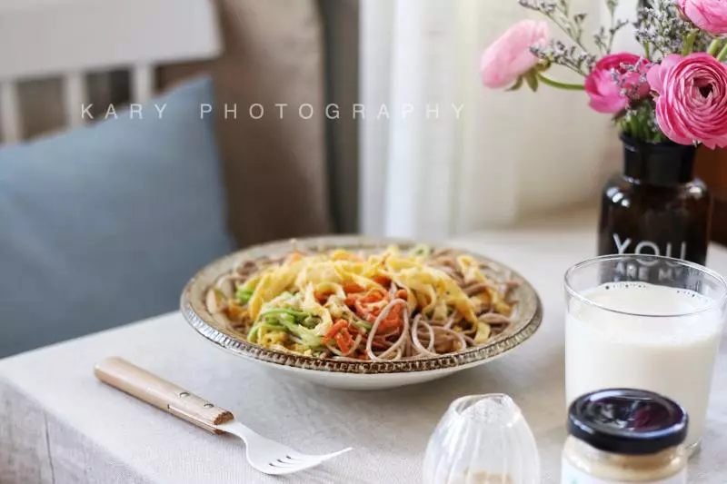 【減脂食譜】堅果醬拌蕎麥麵