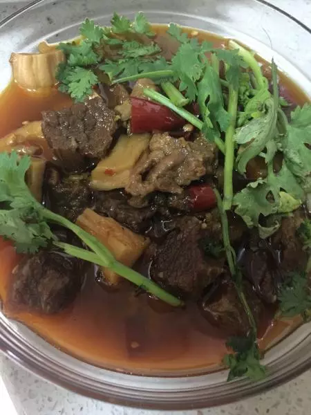 野山椒煙筍燒牛肉