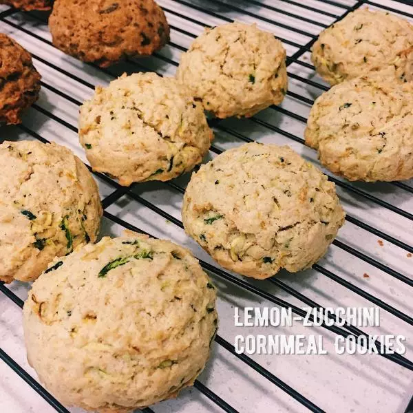 柠檬西葫芦玉米面软饼干-Lemon Zucchini Cornmeal Cookies