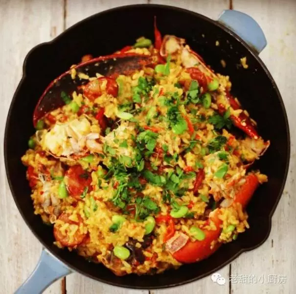 【視頻】lobster Paella 西班牙海鮮飯龍蝦版