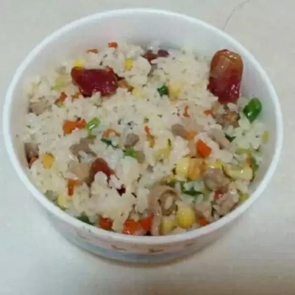 玉米红萝卜炒饭