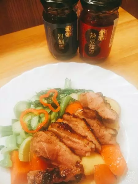 八珍辣豆瓣甜面酱烤鸭胸肉