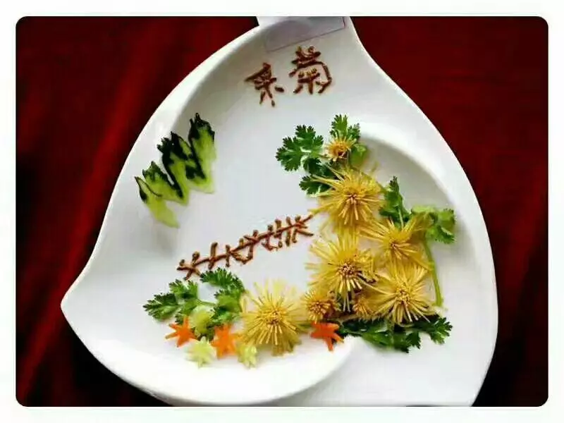 菊花豆皮