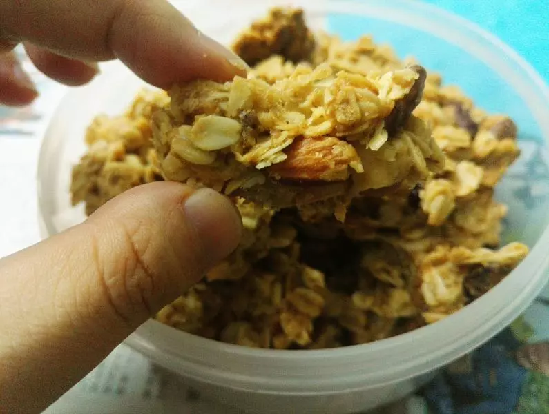 果仁燕麥能量棒