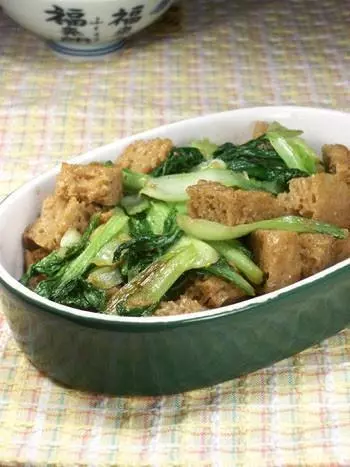 烤麩小油菜