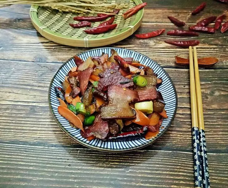 炒臘肉片