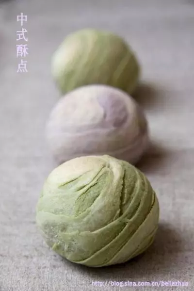 香芋酥&amp;抹茶酥&amp;牛奶酥