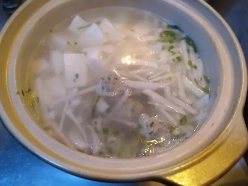 蘿蔔豆腐肉丸子煲