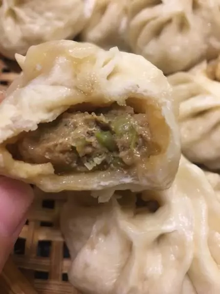 豆角豬肉包子