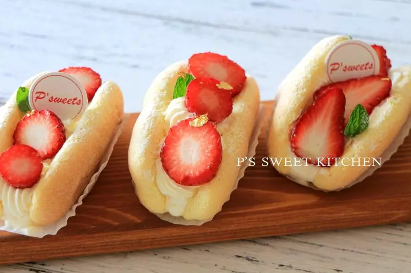 草莓三明治蛋糕 P妞的食记