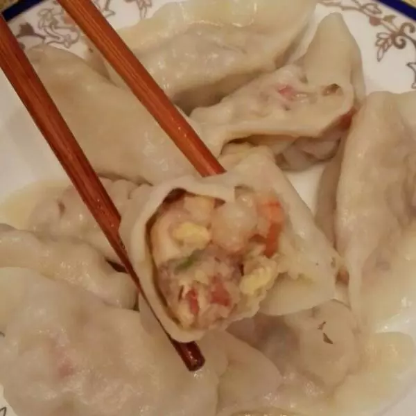 香菇虾仁水饺（清爽版）