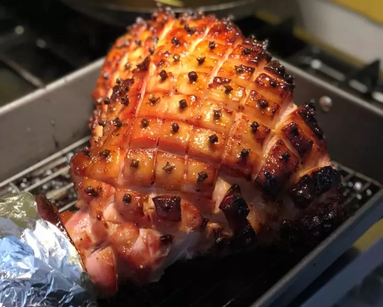 圣诞大餐蜜糖火腿Honey Glazed Ham