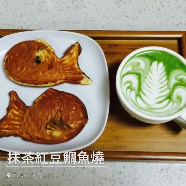 抹茶紅豆鯛魚燒