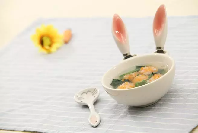 菠菜虾丸汤