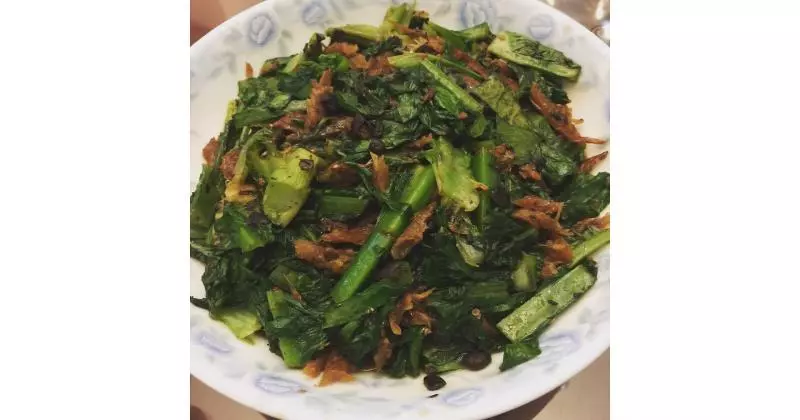 豆豉鯪魚油麥菜