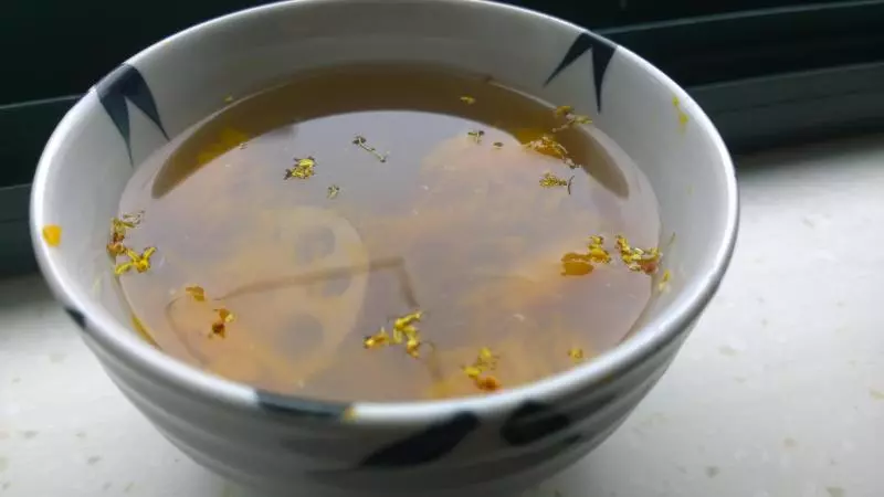 南瓜蓮藕金桂甜湯