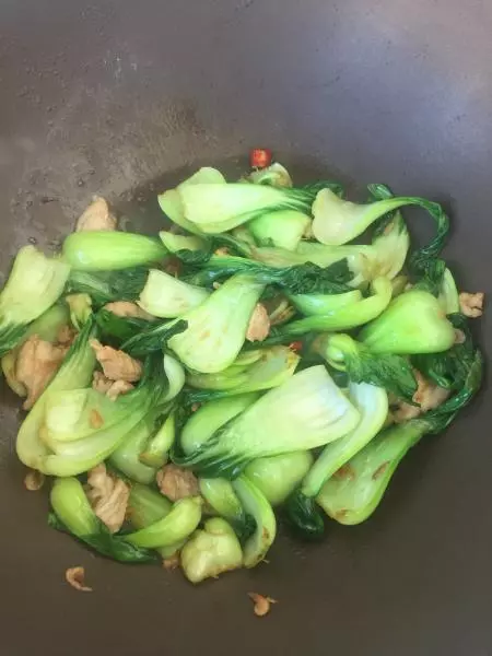 小油菜炒肉