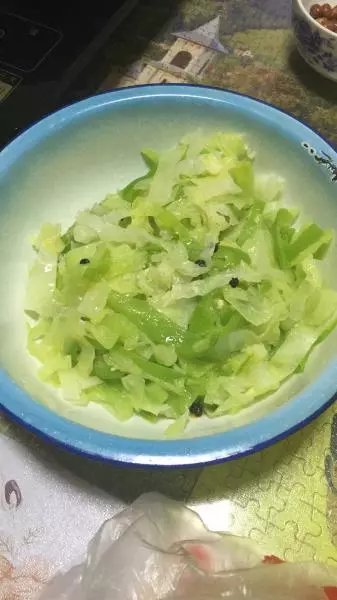 涼拌大頭菜青椒