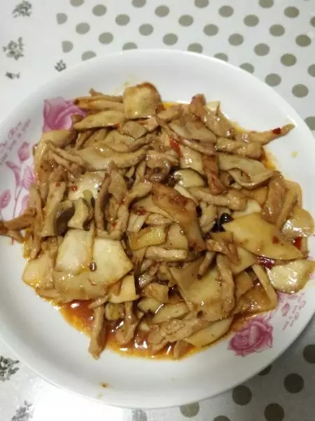 杏鮑菇炒肉