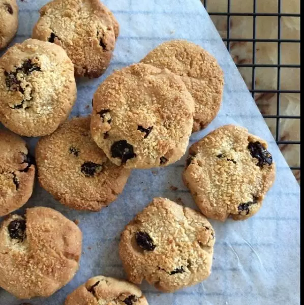 Coconut Raisin Cookies 椰香提子乾曲奇.