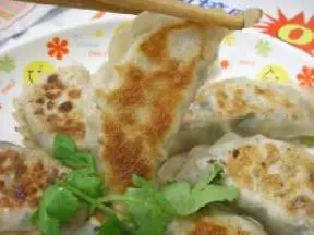 香煎韭菜豬肉餃子