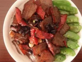 豆豉炒腊肉