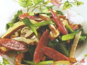 韭香豆干腊肉