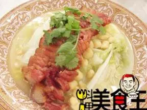 臘肉蒸白菜