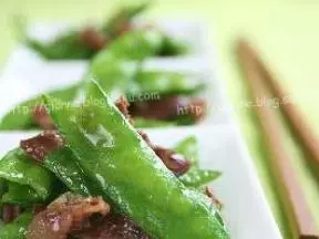 甜豆炒腊肠