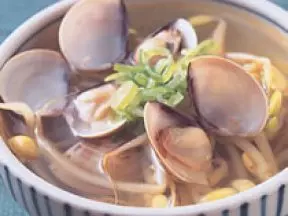 豆芽蛤蜊汤
