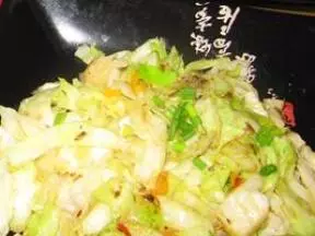 蟹油卷心菜