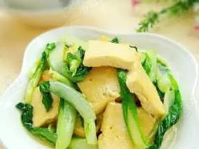 小白菜炒豆腐