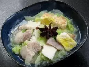 白菜豆腐锅