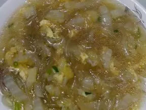 白菜粉絲湯