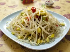 豆芽炒粉絲