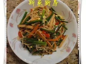 蚝油炒黄豆芽