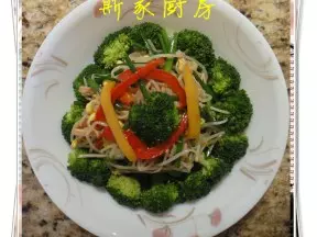 七彩黃豆芽