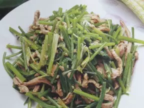 香菜肉丝