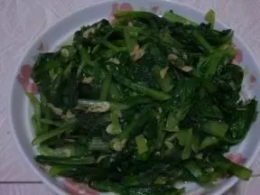 小白菜炒虾米