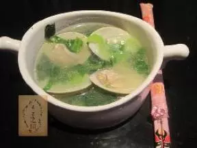 青菜蛤蜊湯