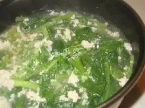 南方特色清湯--菠菜肉湯