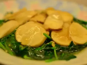 百灵菇菠菜
