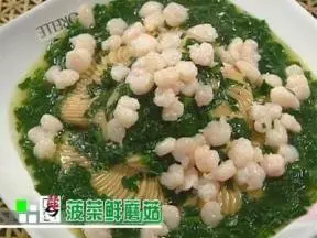 菠菜鲜蘑菇