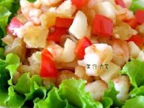生菜虾松