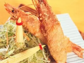 黄金虾卷