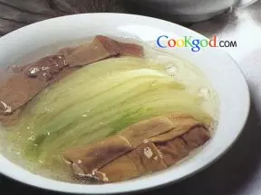 肥腸扒白菜