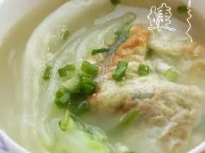 白菜雞蛋濃湯