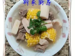 玉米莲藕煲排骨