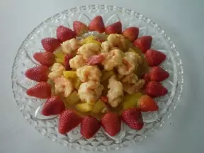 草莓菠萝虾